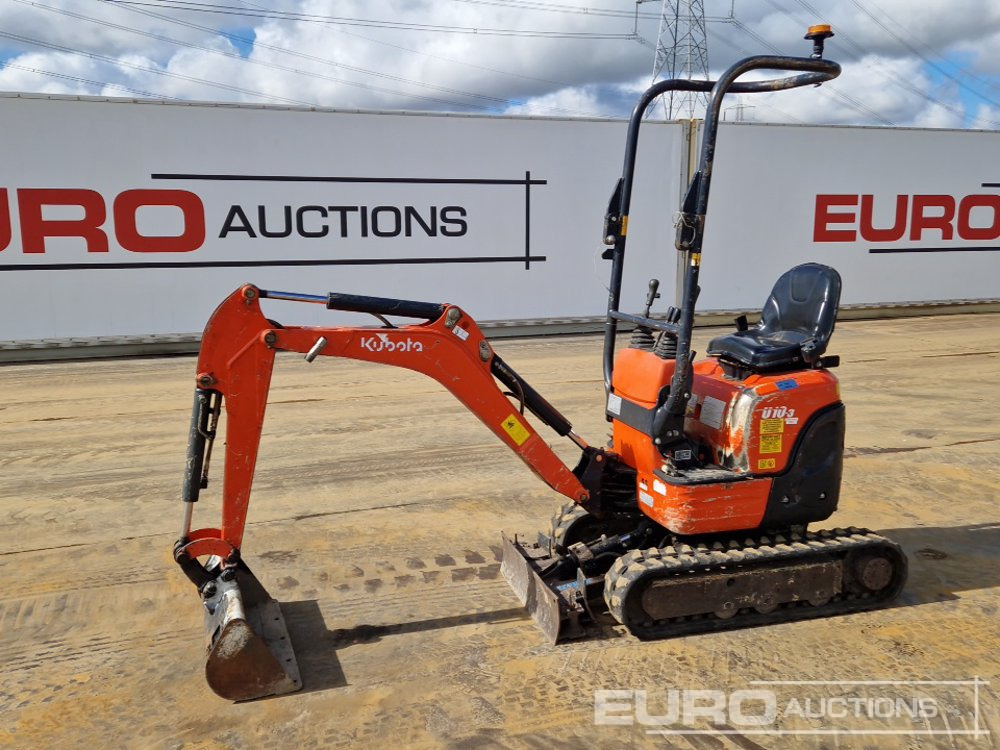 2016 Kubota U10-3 - Mini pelle: photos 1 2016 Kubota U10-3 - Mini pelle: photos 1