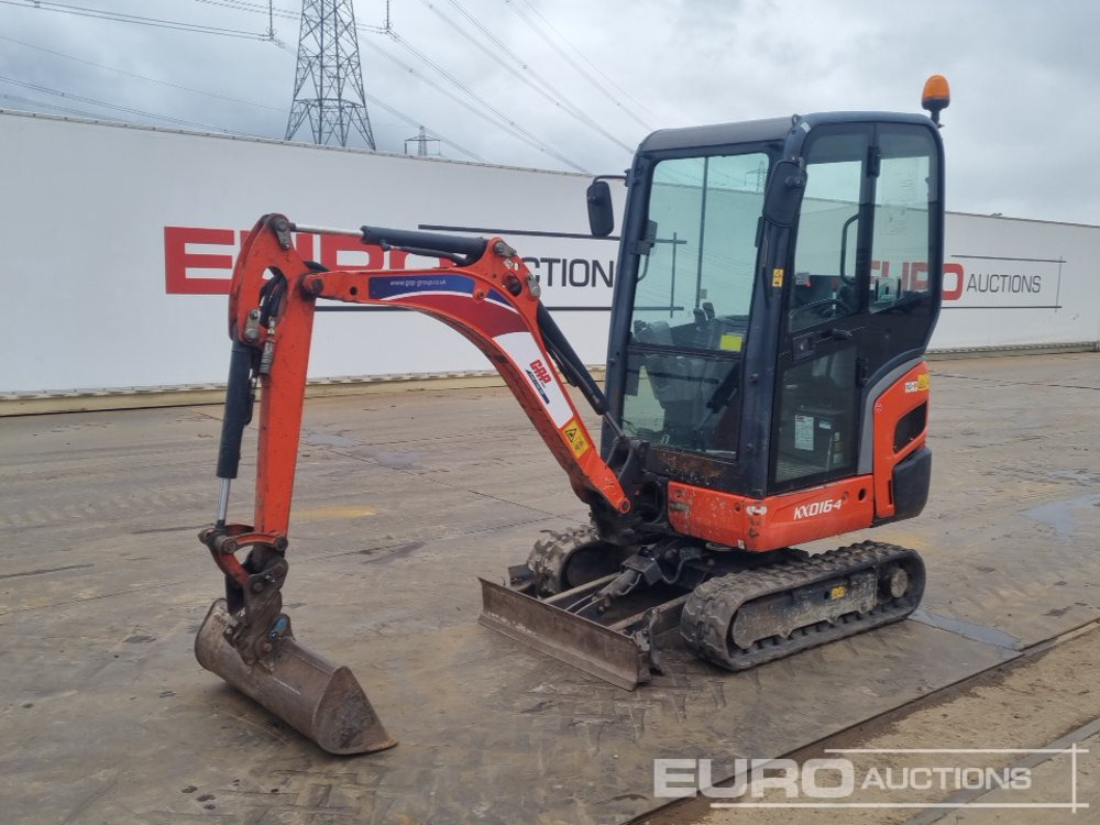 2017 Kubota KX016-4 - Mini pelle: photos 1 2017 Kubota KX016-4 - Mini pelle: photos 1
