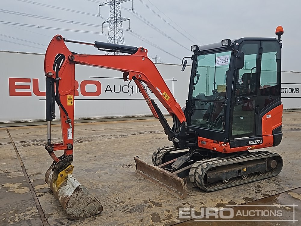 2017 Kubota KX027-4 - Mini pelle: photos 1 2017 Kubota KX027-4 - Mini pelle: photos 1