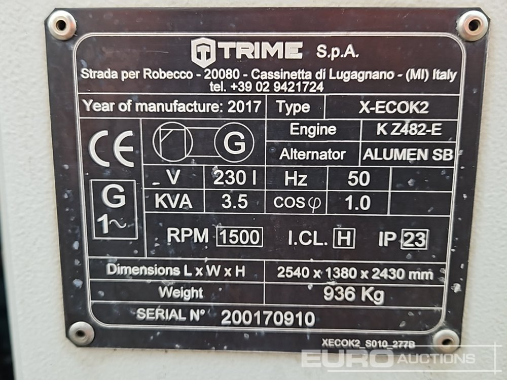 Mat d'éclairage 2017 Trime X-ECOK2: photos 43