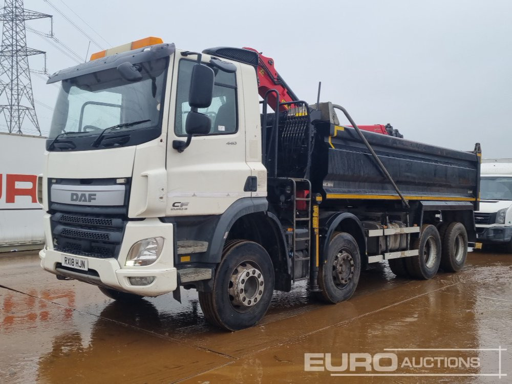 2018 DAF CF440 - Camion benne, Camion grue: photos 1 2018 DAF CF440 - Camion benne, Camion grue: photos 1