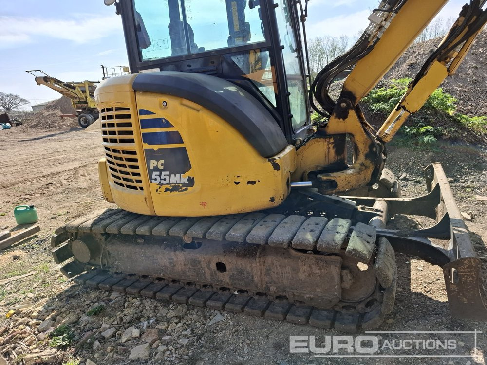 2018 Komatsu PC55MR-5M0 - Mini pelle: photos 3 2018 Komatsu PC55MR-5M0 - Mini pelle: photos 3