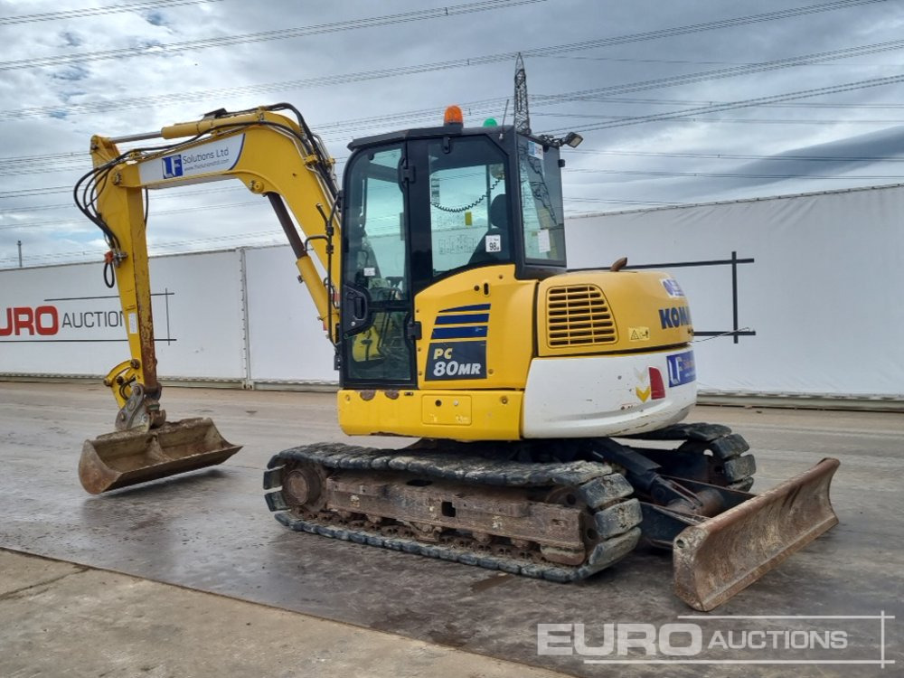 2018 Komatsu PC80MR-5 - Mini pelle: photos 3 2018 Komatsu PC80MR-5 - Mini pelle: photos 3