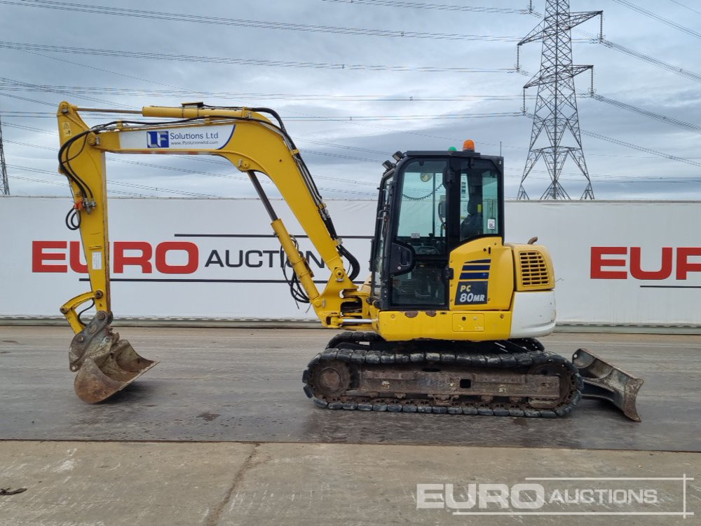 2018 Komatsu PC80MR-5 - Mini pelle: photos 2 2018 Komatsu PC80MR-5 - Mini pelle: photos 2