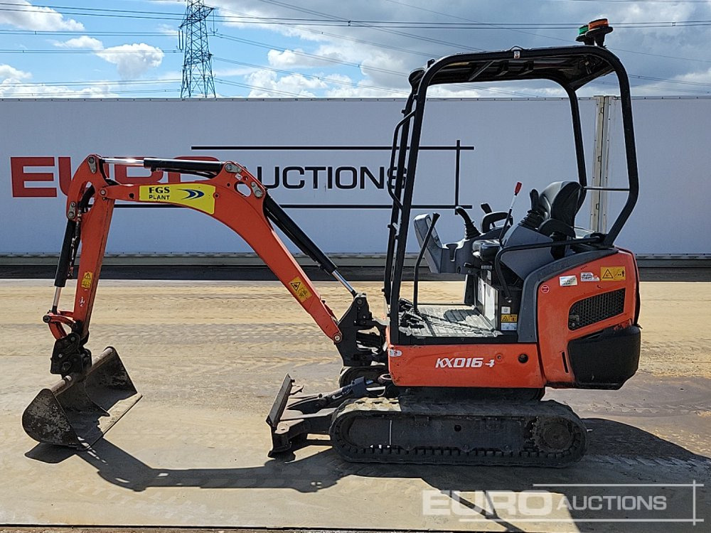 2018 Kubota KX016-4 - Mini pelle: photos 2 2018 Kubota KX016-4 - Mini pelle: photos 2
