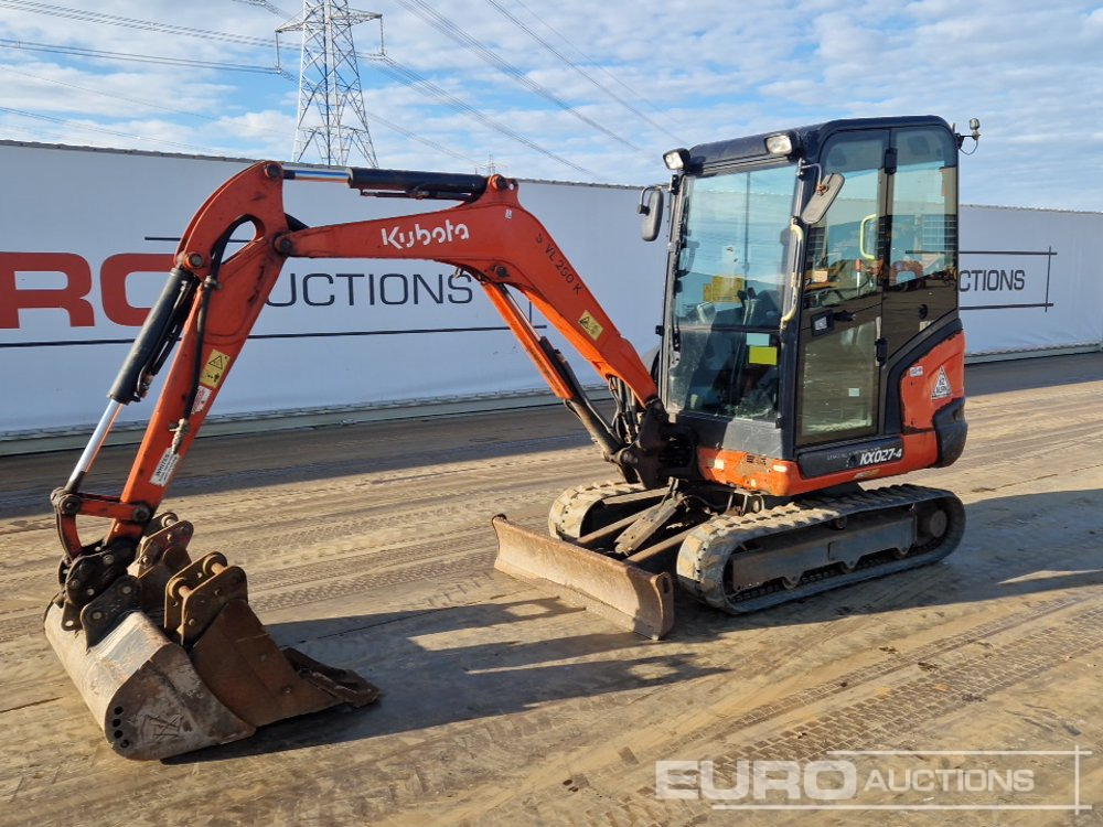 2018 Kubota KX027-4 - Mini pelle: photos 1 2018 Kubota KX027-4 - Mini pelle: photos 1
