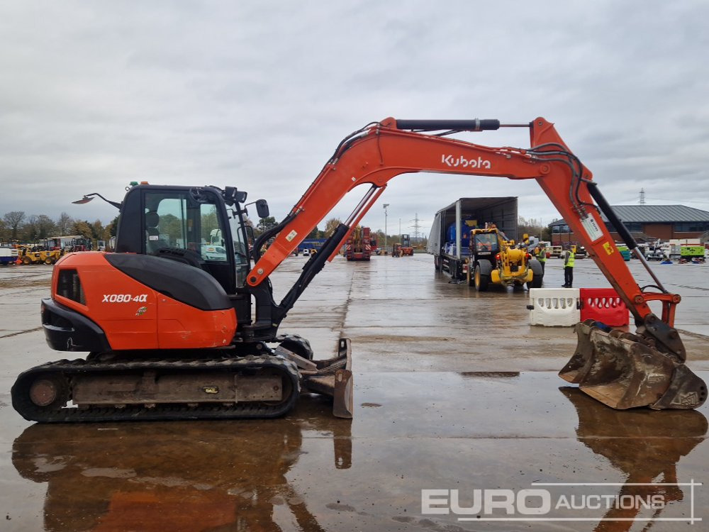 Mini pelle 2018 Kubota KX080-4: photos 6