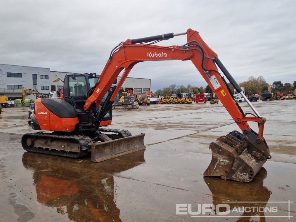 Mini pelle 2018 Kubota KX080-4: photos 7