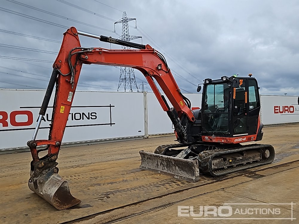 2018 Kubota KX080-4A - Mini pelle: photos 1 2018 Kubota KX080-4A - Mini pelle: photos 1