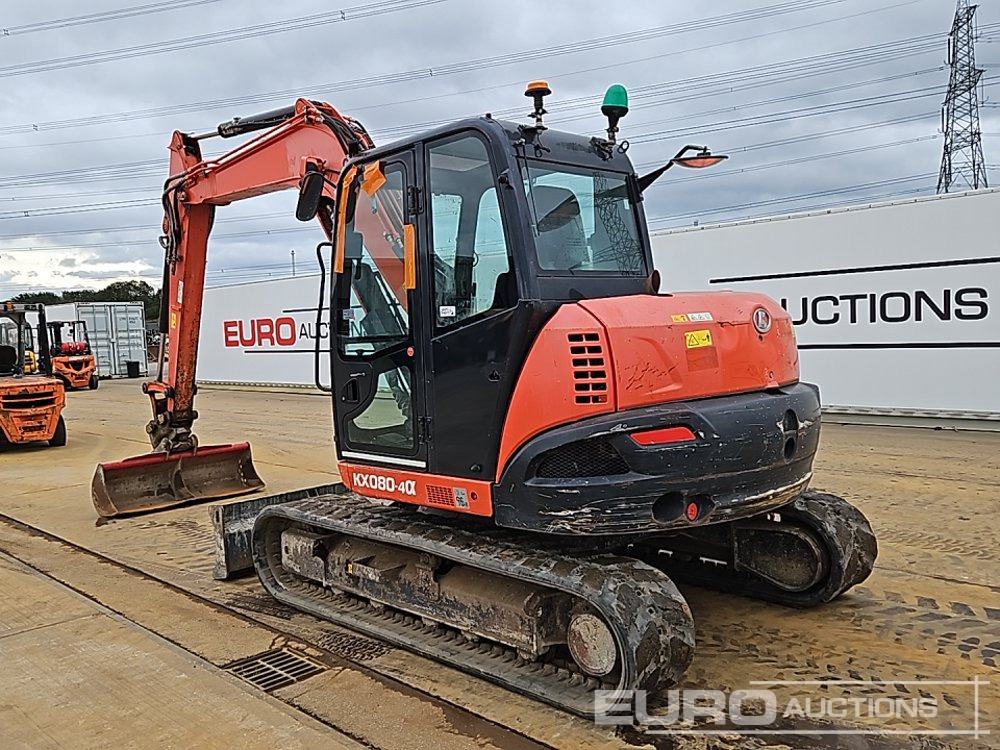 2018 Kubota KX080-4A - Mini pelle: photos 3 2018 Kubota KX080-4A - Mini pelle: photos 3