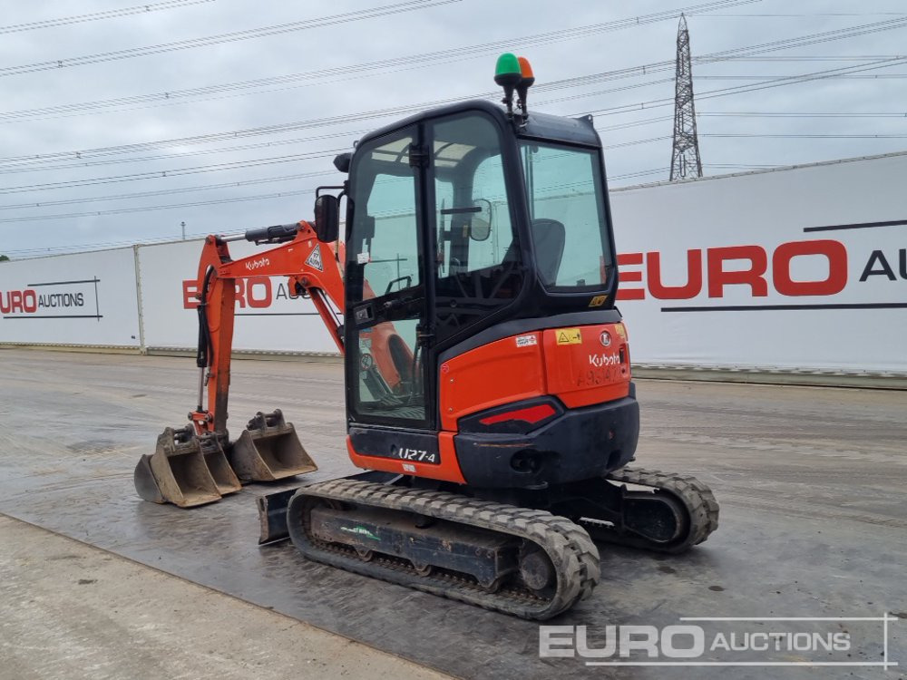 2018 Kubota U27-4 - Mini pelle: photos 3 2018 Kubota U27-4 - Mini pelle: photos 3