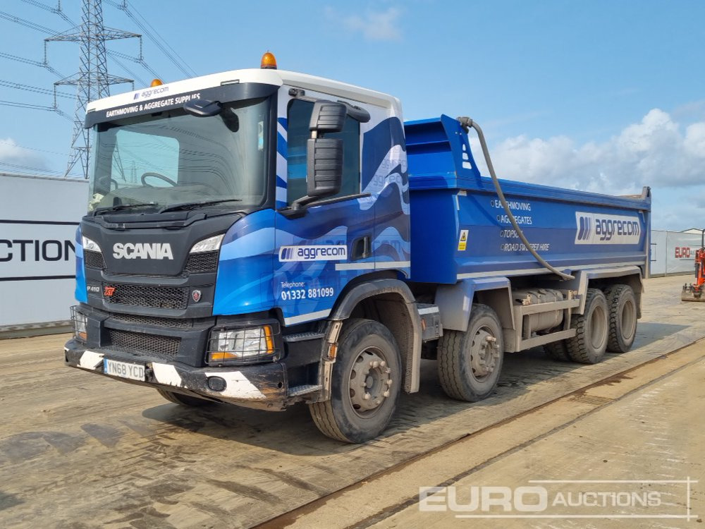 2018 Scania P410XT - Camion benne: photos 1 2018 Scania P410XT - Camion benne: photos 1