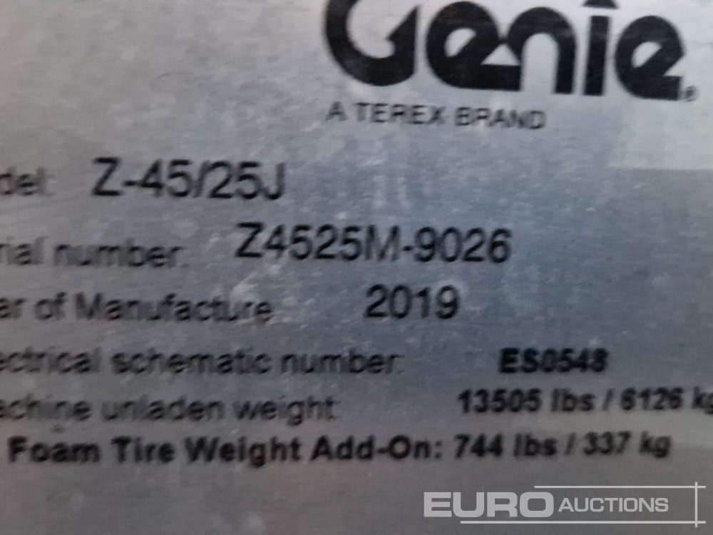 Nacelle 2019 Genie Z45/25J: photos 40