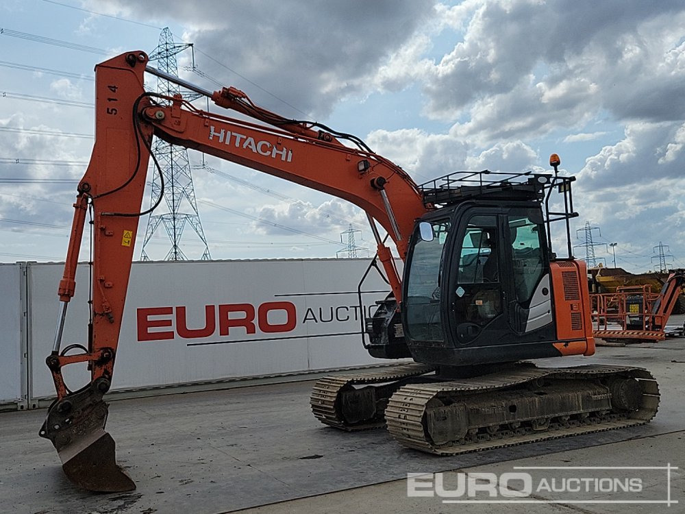 2019 Hitachi ZX135US-6 - Pelle sur chenille: photos 1 2019 Hitachi ZX135US-6 - Pelle sur chenille: photos 1