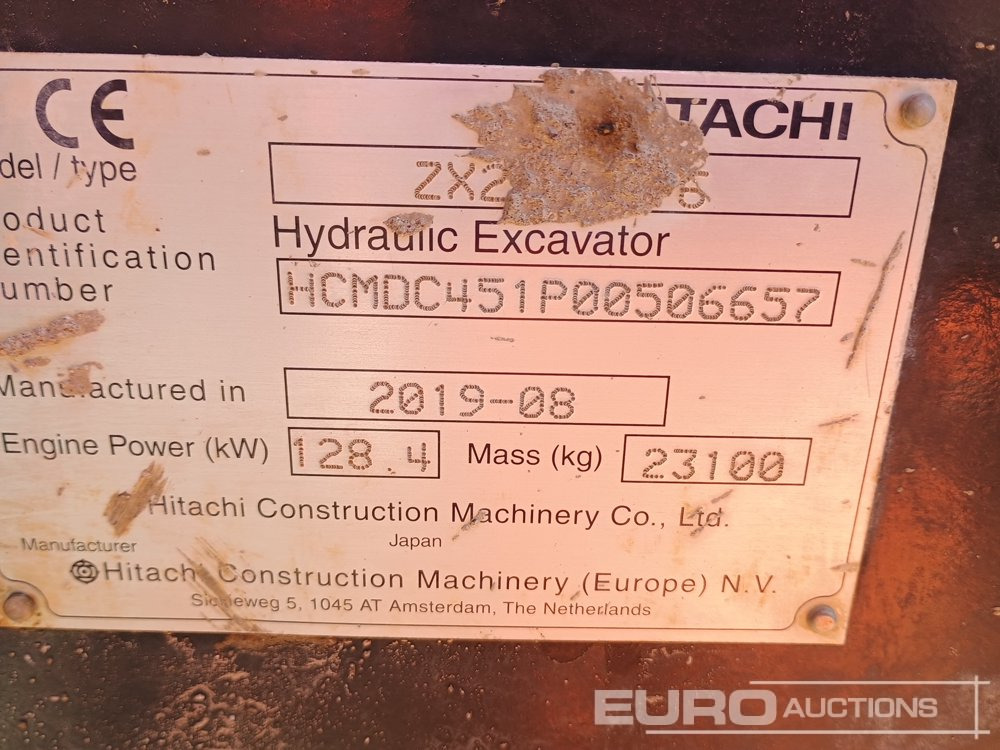 2019 Hitachi ZX210LC-6 - Pelle sur chenille: photos 3 2019 Hitachi ZX210LC-6 - Pelle sur chenille: photos 3