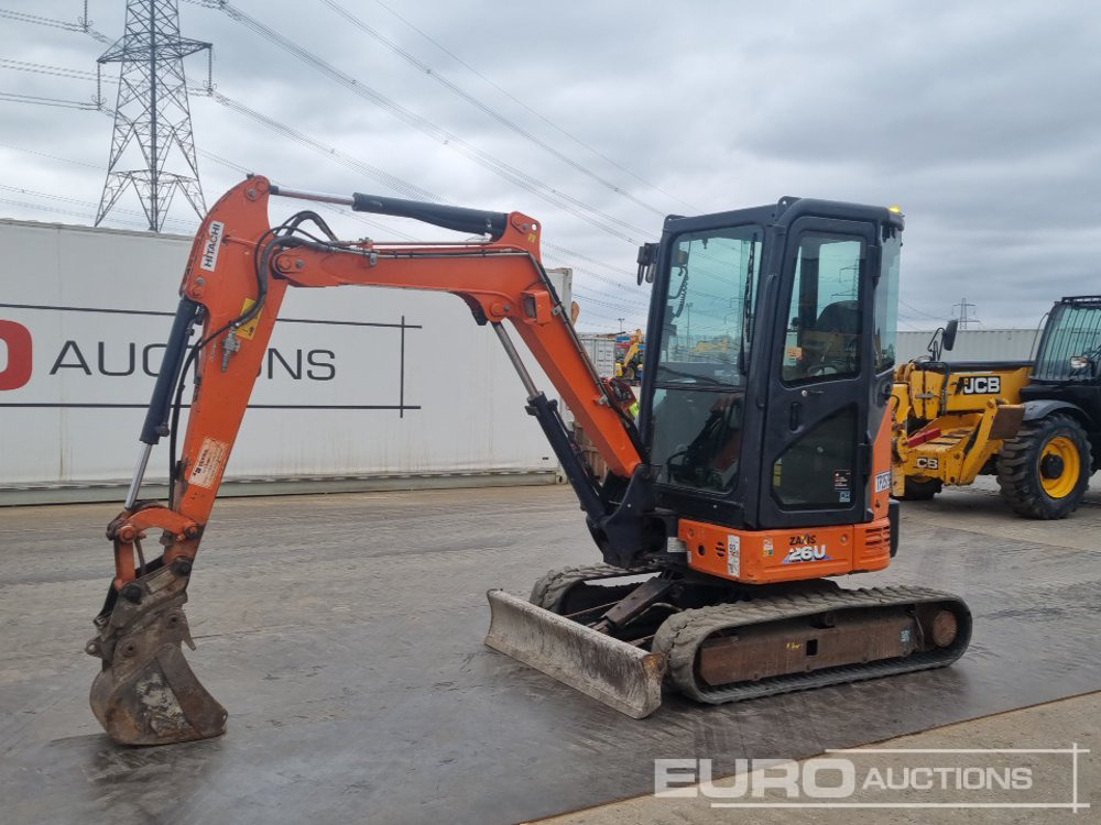 2019 Hitachi ZX26U-6 CR - Mini pelle: photos 1 2019 Hitachi ZX26U-6 CR - Mini pelle: photos 1