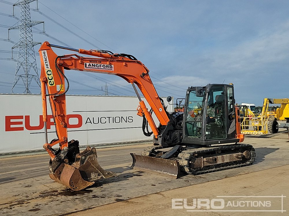 2019 Hitachi ZX85USB-6 - Mini pelle: photos 1 2019 Hitachi ZX85USB-6 - Mini pelle: photos 1