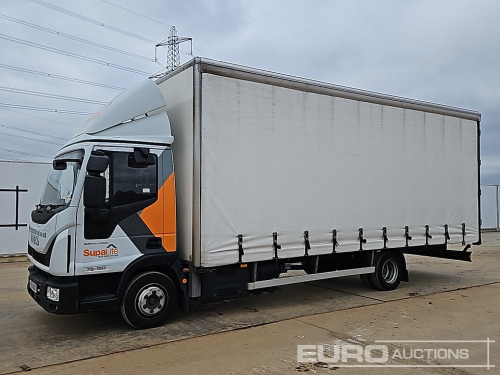 2019 Iveco Euro Cargo 75-160 - Camion à rideaux coulissants: photos 1 2019 Iveco Euro Cargo 75-160 - Camion à rideaux coulissants: photos 1