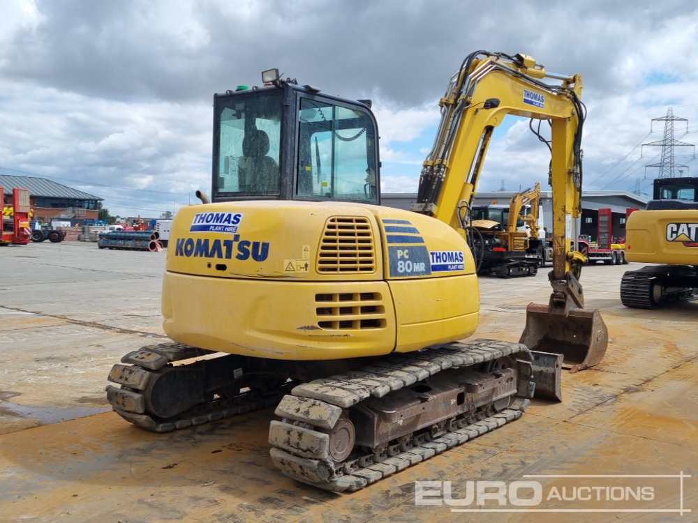 2019 Komatsu PC80MR-5 - Mini pelle: photos 5 2019 Komatsu PC80MR-5 - Mini pelle: photos 5