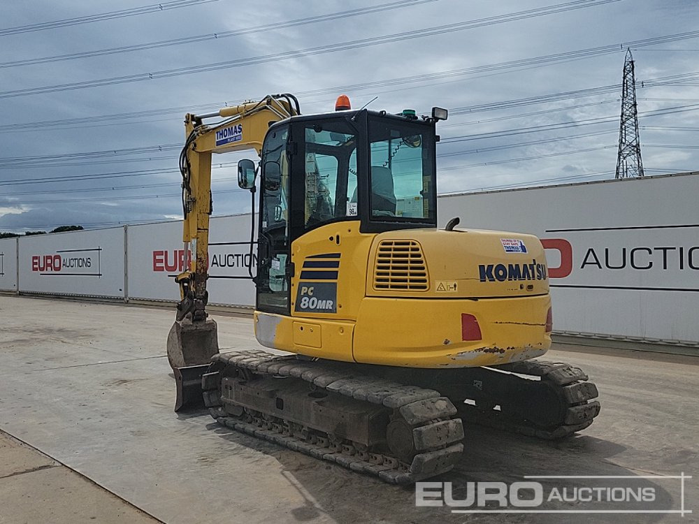 2019 Komatsu PC80MR-5 - Mini pelle: photos 3 2019 Komatsu PC80MR-5 - Mini pelle: photos 3