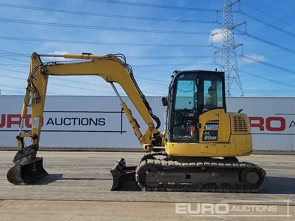 2019 Komatsu PC80MR-5 - Mini pelle: photos 2 2019 Komatsu PC80MR-5 - Mini pelle: photos 2