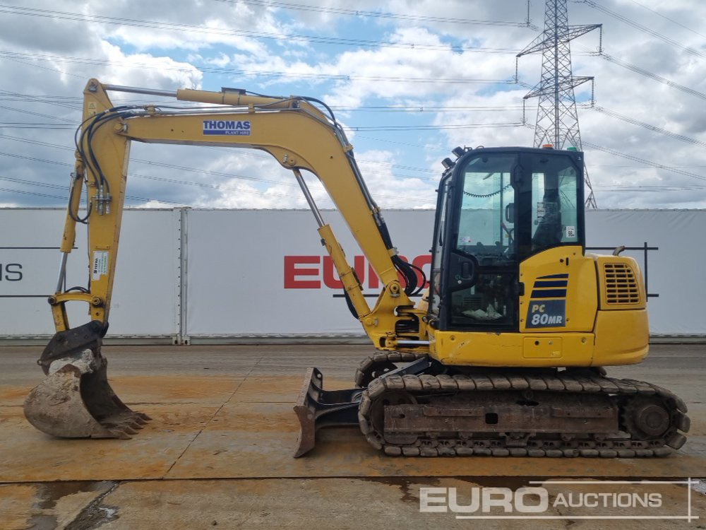 2019 Komatsu PC80MR-5 - Mini pelle: photos 2 2019 Komatsu PC80MR-5 - Mini pelle: photos 2