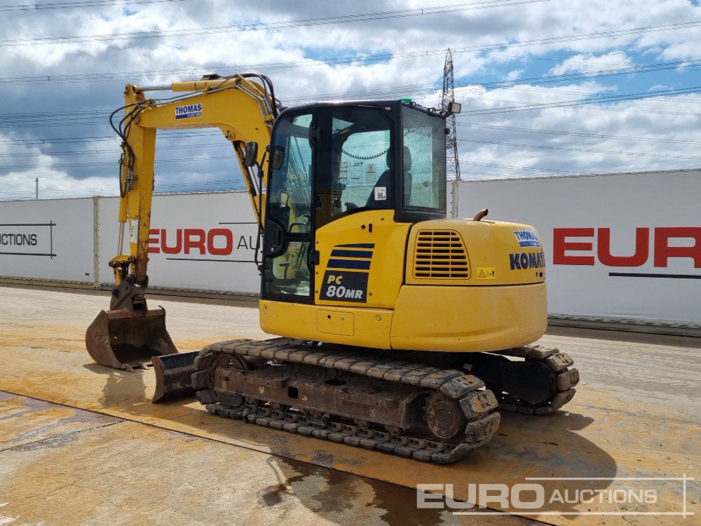 2019 Komatsu PC80MR-5 - Mini pelle: photos 3 2019 Komatsu PC80MR-5 - Mini pelle: photos 3