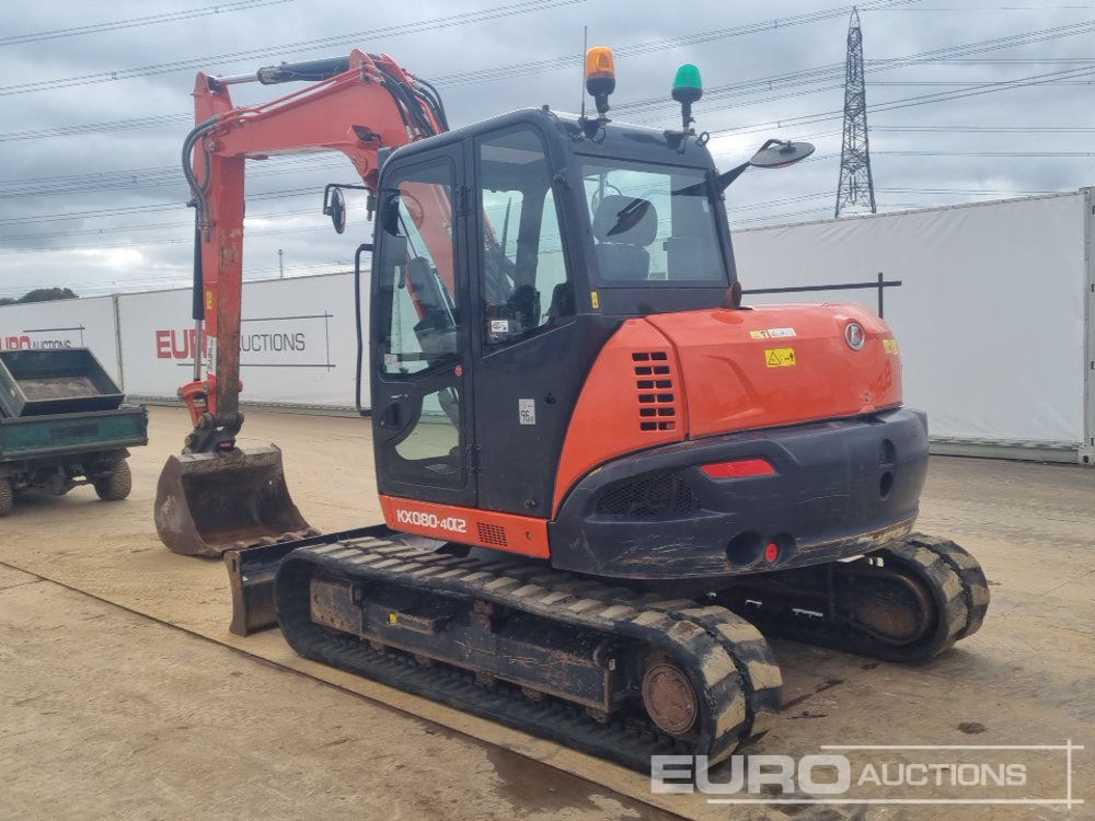 2019 Kubota KX080-4A2 - Mini pelle: photos 3 2019 Kubota KX080-4A2 - Mini pelle: photos 3
