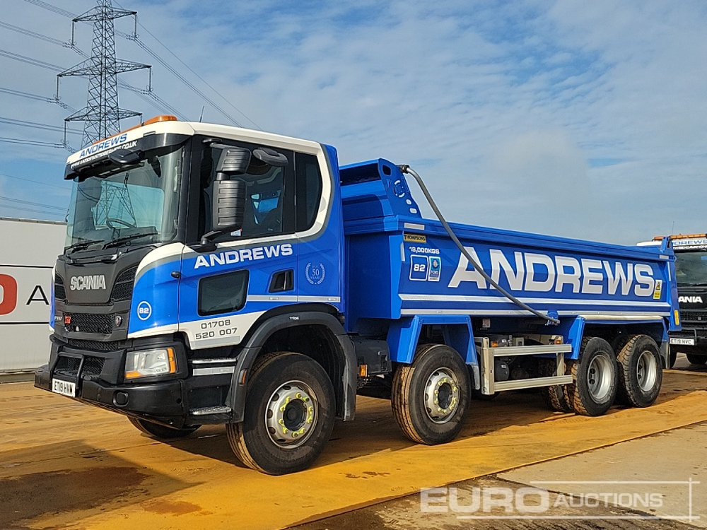 2019 Scania P410XT - Camion benne: photos 1 2019 Scania P410XT - Camion benne: photos 1