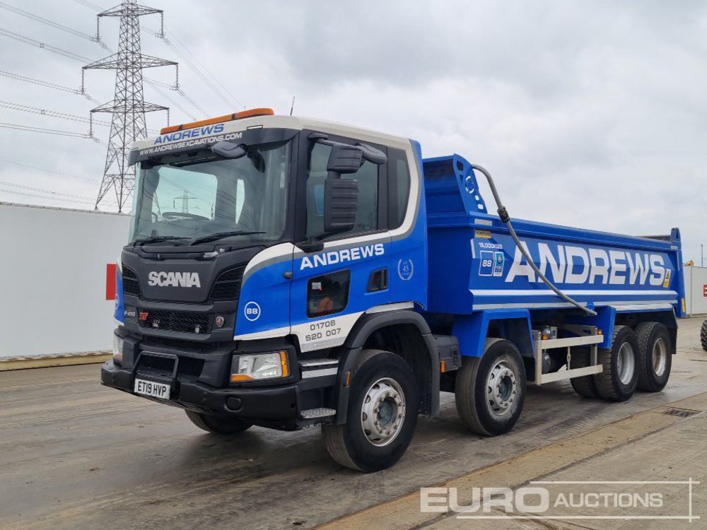 2019 Scania P410XT - Camion benne: photos 1 2019 Scania P410XT - Camion benne: photos 1
