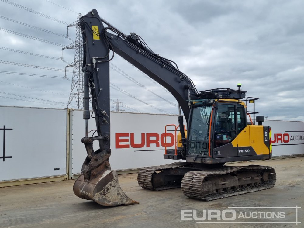2019 Volvo EC140EL - Pelle sur chenille: photos 1 2019 Volvo EC140EL - Pelle sur chenille: photos 1