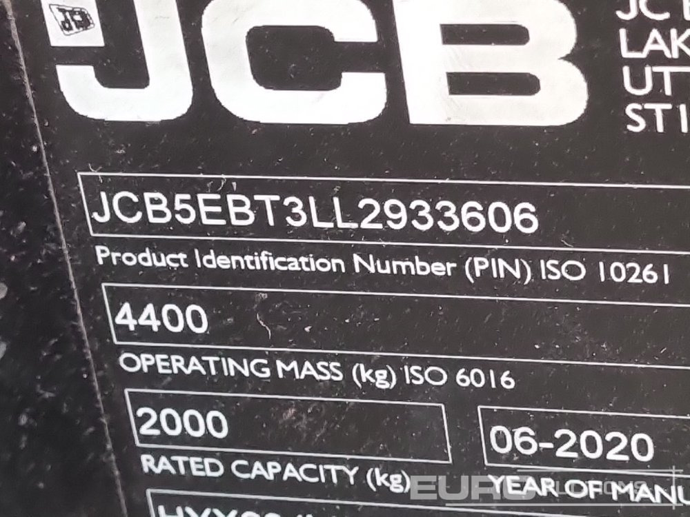 Chariot télescopique 2020 JCB 520-40: photos 36