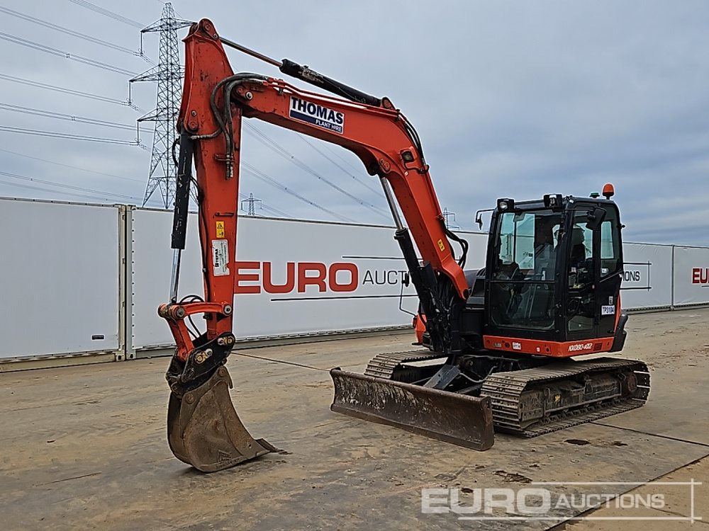 2020 Kubota KX080-4A2 - Mini pelle: photos 1 2020 Kubota KX080-4A2 - Mini pelle: photos 1