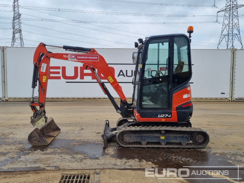 2020 Kubota U27-4 - Mini pelle: photos 2 2020 Kubota U27-4 - Mini pelle: photos 2