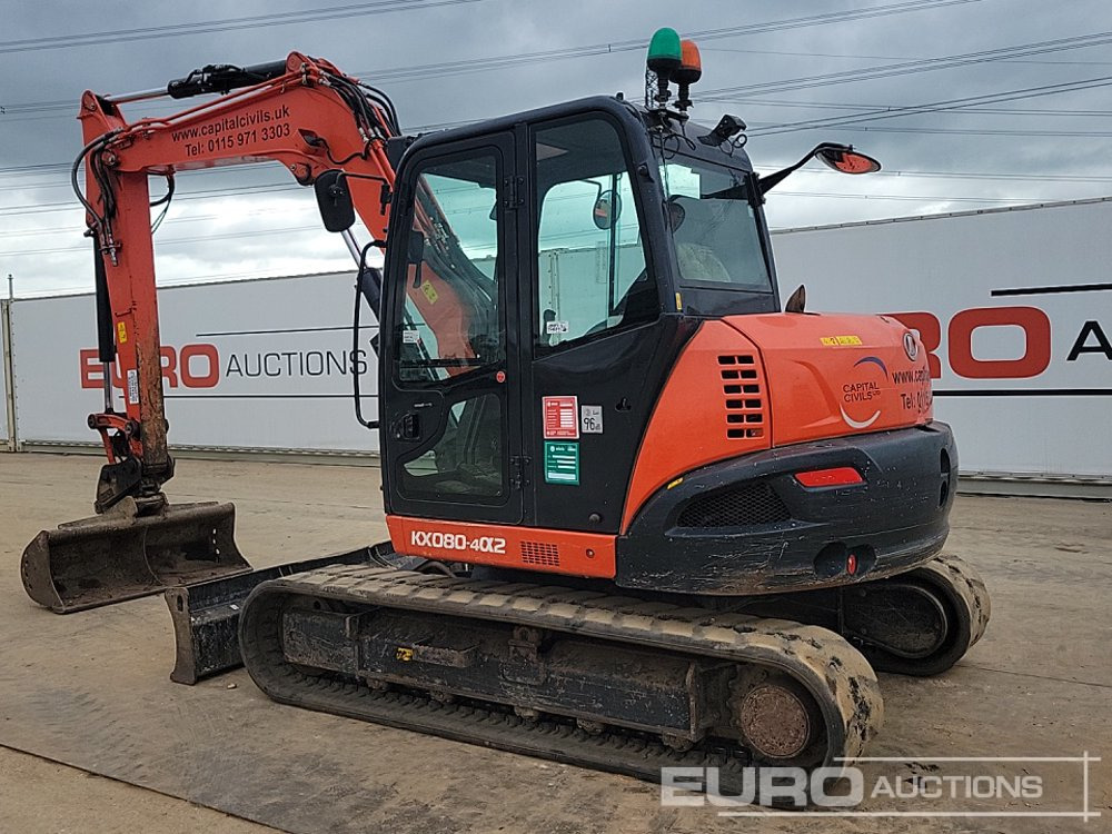 2021 Kubota KX080-4A2 - Mini pelle: photos 3 2021 Kubota KX080-4A2 - Mini pelle: photos 3
