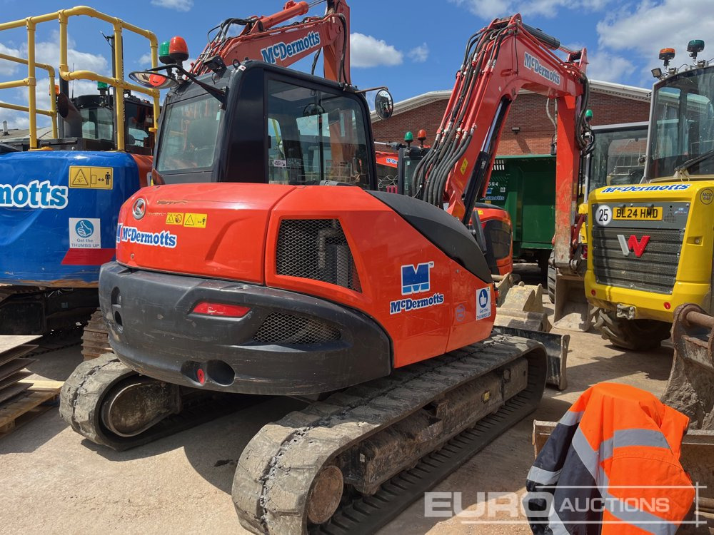2021 Kubota KX080-4A2 - Mini pelle: photos 3 2021 Kubota KX080-4A2 - Mini pelle: photos 3
