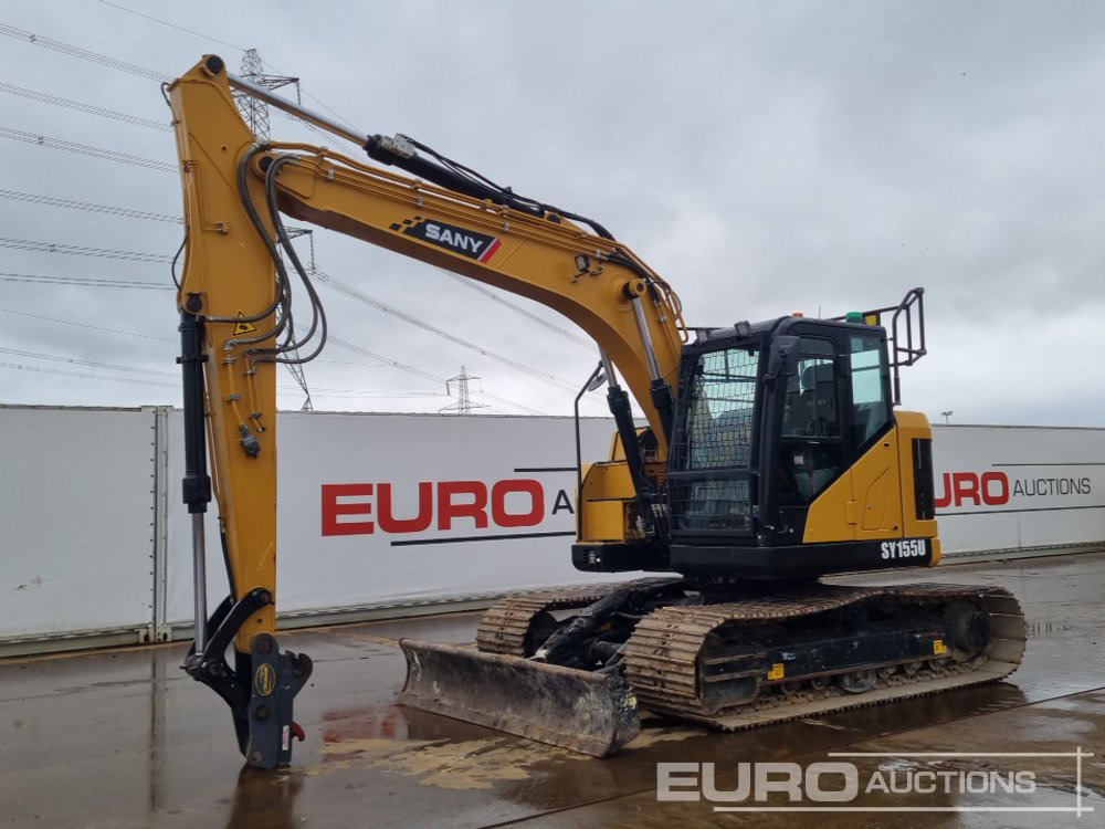 2022 Sany SY155U - Pelle sur chenille: photos 1 2022 Sany SY155U - Pelle sur chenille: photos 1