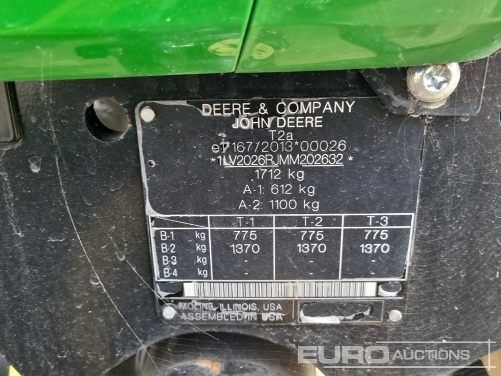 Micro tracteur 2024 John Deere 2026R: photos 32