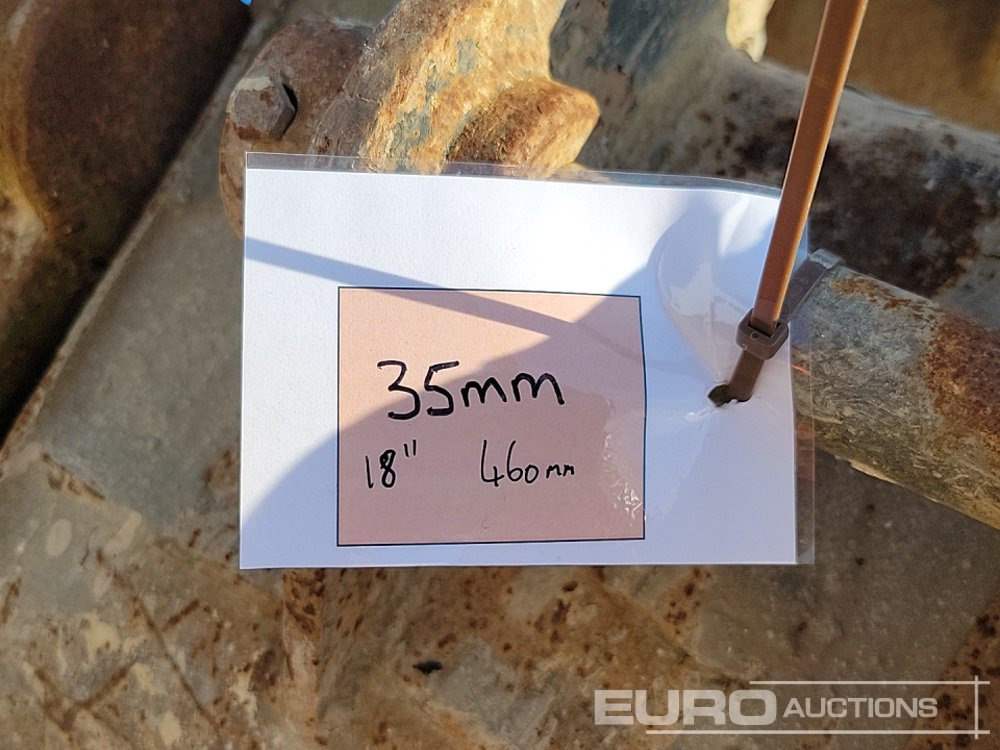 Godet 36", 24", 18", 12", 10" Digging Bucket 30-40mm Pin to suit Mini Excavator: photos 16