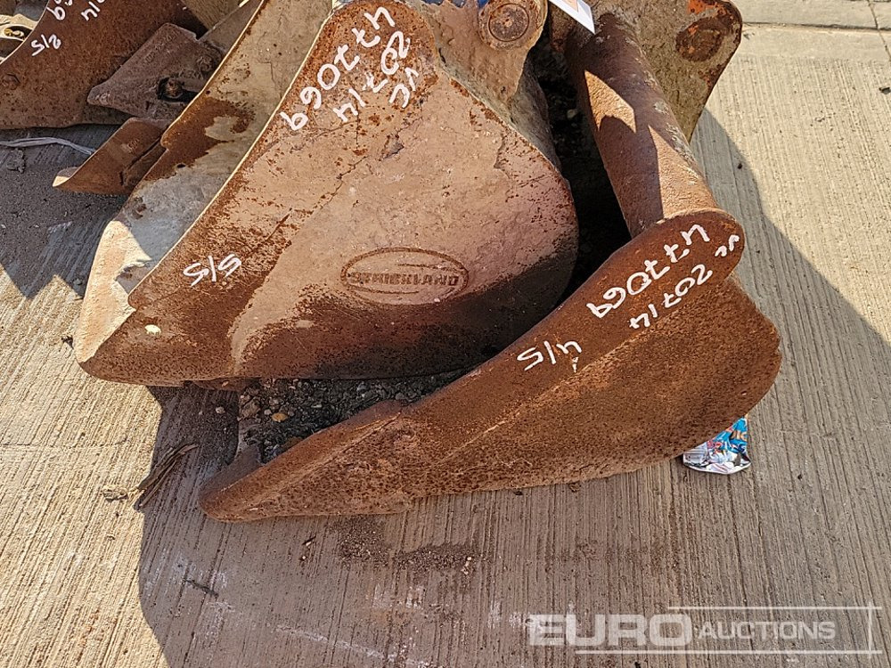 Godet 36", 24", 18", 12", 10" Digging Bucket 30-40mm Pin to suit Mini Excavator: photos 18