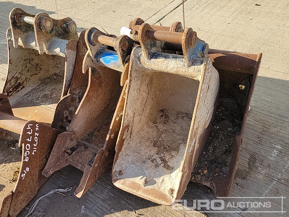 Godet 36", 24", 18", 12", 10" Digging Bucket 30-40mm Pin to suit Mini Excavator: photos 23