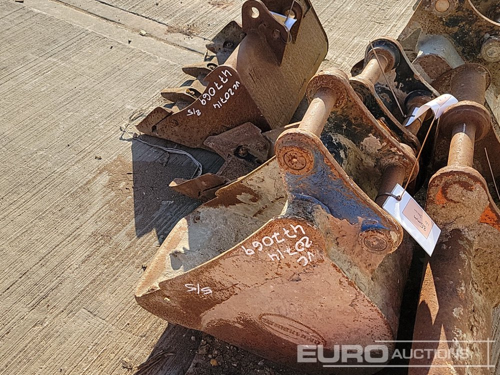 Godet 36", 24", 18", 12", 10" Digging Bucket 30-40mm Pin to suit Mini Excavator: photos 22