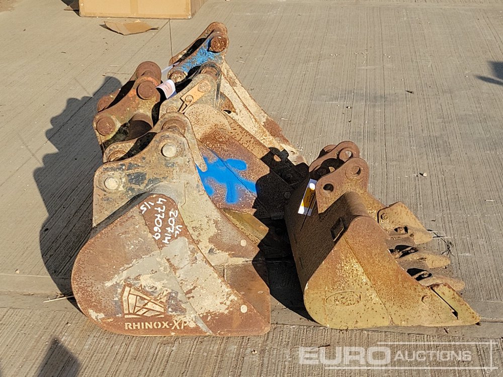 Godet 36", 24", 18", 12", 10" Digging Bucket 30-40mm Pin to suit Mini Excavator: photos 6