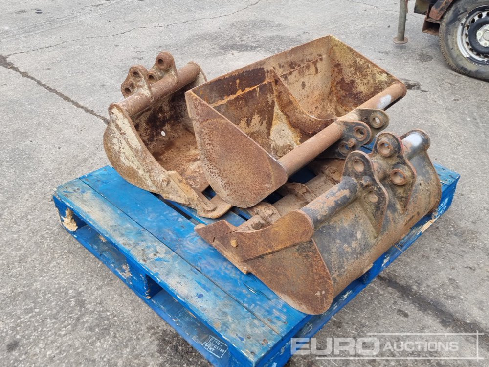 Godet 36" Ditching, 24", 18" Digging Bucket 30mm Pin to suit Mini Excavator: photos 7