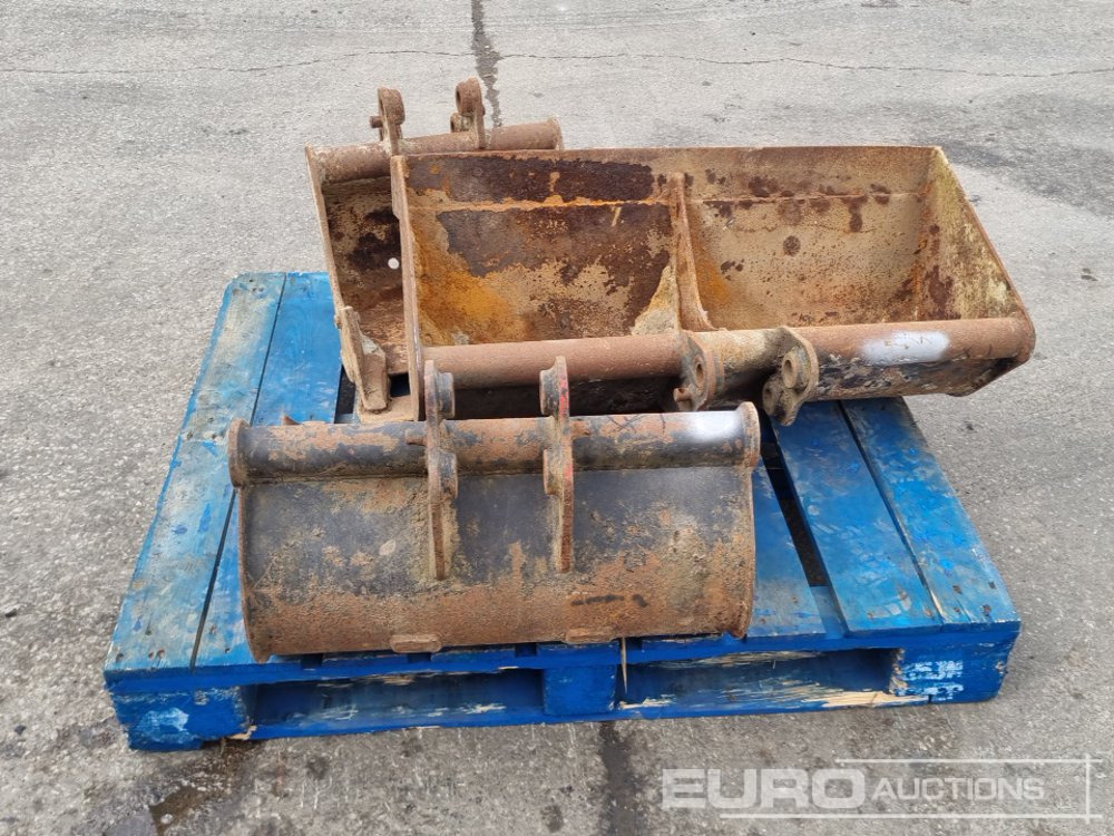 Godet 36" Ditching, 24", 18" Digging Bucket 30mm Pin to suit Mini Excavator: photos 8