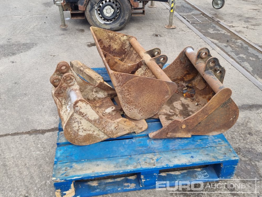 Godet 36" Ditching, 24", 18" Digging Bucket 30mm Pin to suit Mini Excavator: photos 6
