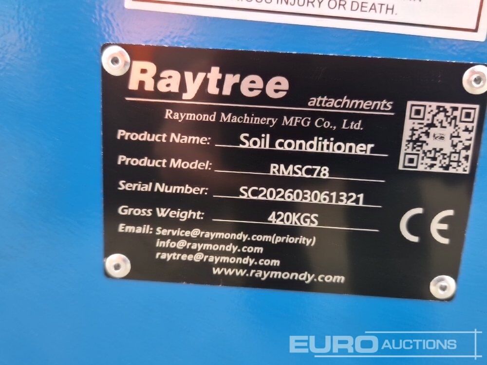 Accessoire pour Pelle Unused 2026 Raytree RMSC78: photos 19