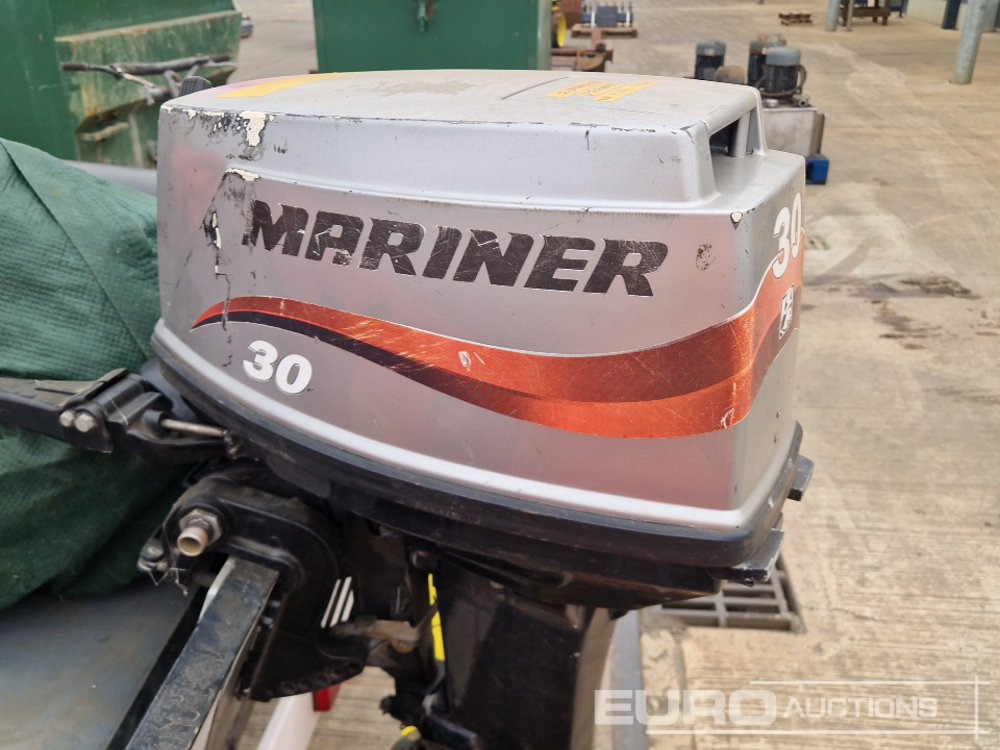 Autre matériel Eurocraft Inflaitable Speed Boat, Mariner Outboard Motor, Single Axle Trailer: photos 20