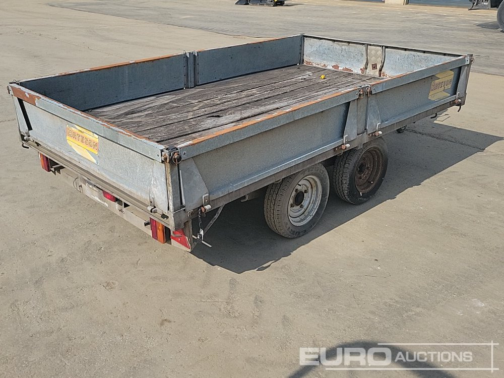 Bateson Trailers 2 Ton Twin Axle Dropside Plant Trailer - Remorque porte engin: photos 5 Bateson Trailers 2 Ton Twin Axle Dropside Plant Trailer - Remorque porte engin: photos 5