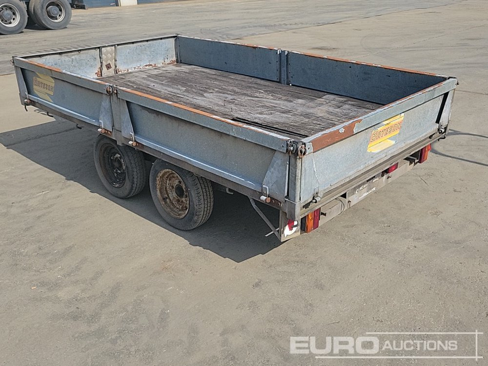 Bateson Trailers 2 Ton Twin Axle Dropside Plant Trailer - Remorque porte engin: photos 3 Bateson Trailers 2 Ton Twin Axle Dropside Plant Trailer - Remorque porte engin: photos 3